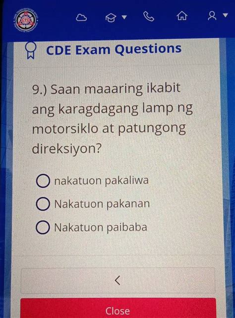 Solved: CDE Exam Questions 2.) Maaaring isuspinde ang .